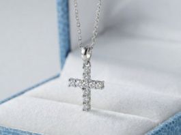 Edler Kreuz Silberanhänger 925 mit Zirkonia - NEU