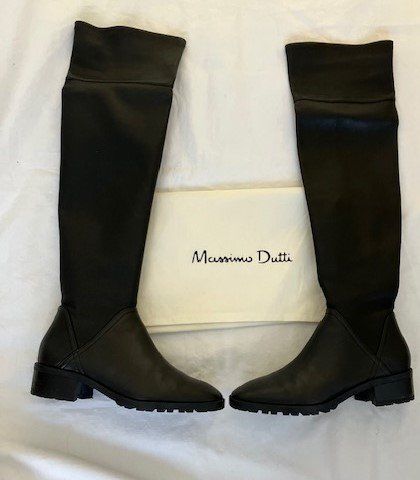 Massimo Dutti Scarpe da donna: Bottes Massimo Dutti T 36 cuir noir – Nuovo (secondo la descrizione) da Marin-Epagnier venduto da rchouchouu 1