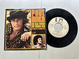 PAUL ANKA tolle rare Single Kult One man woman one woman man