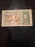 50 CHF Note - Seltene Banknote - guter Zustand