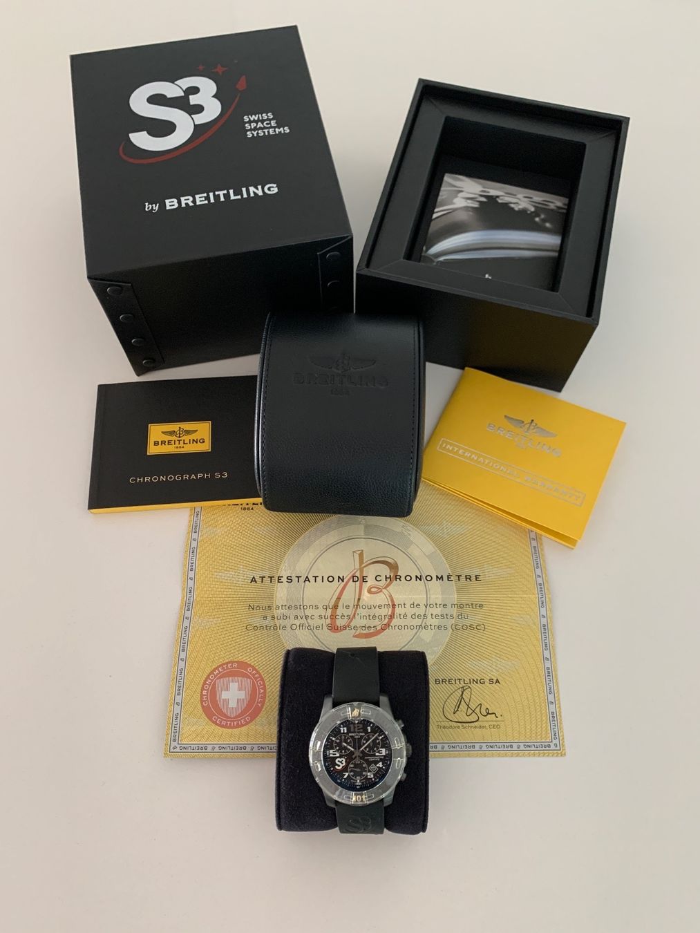 Breitling Orologi: Breitling Chronograph S3 ZéroG (neuf) – Usato da Morges venduto da auxbonnesaffaires 7