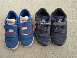 Turnschuhe Adidas und New Balance in Grösse 24