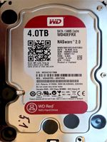WD Red 4TB NAS-Festplatte NASware 2.0 - S.M.A.R.T Werte Top!