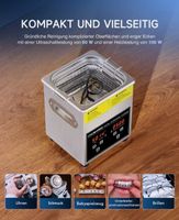 Reinigungsgerät 2L Ultraschall inkl. Korb reiniger cleaner