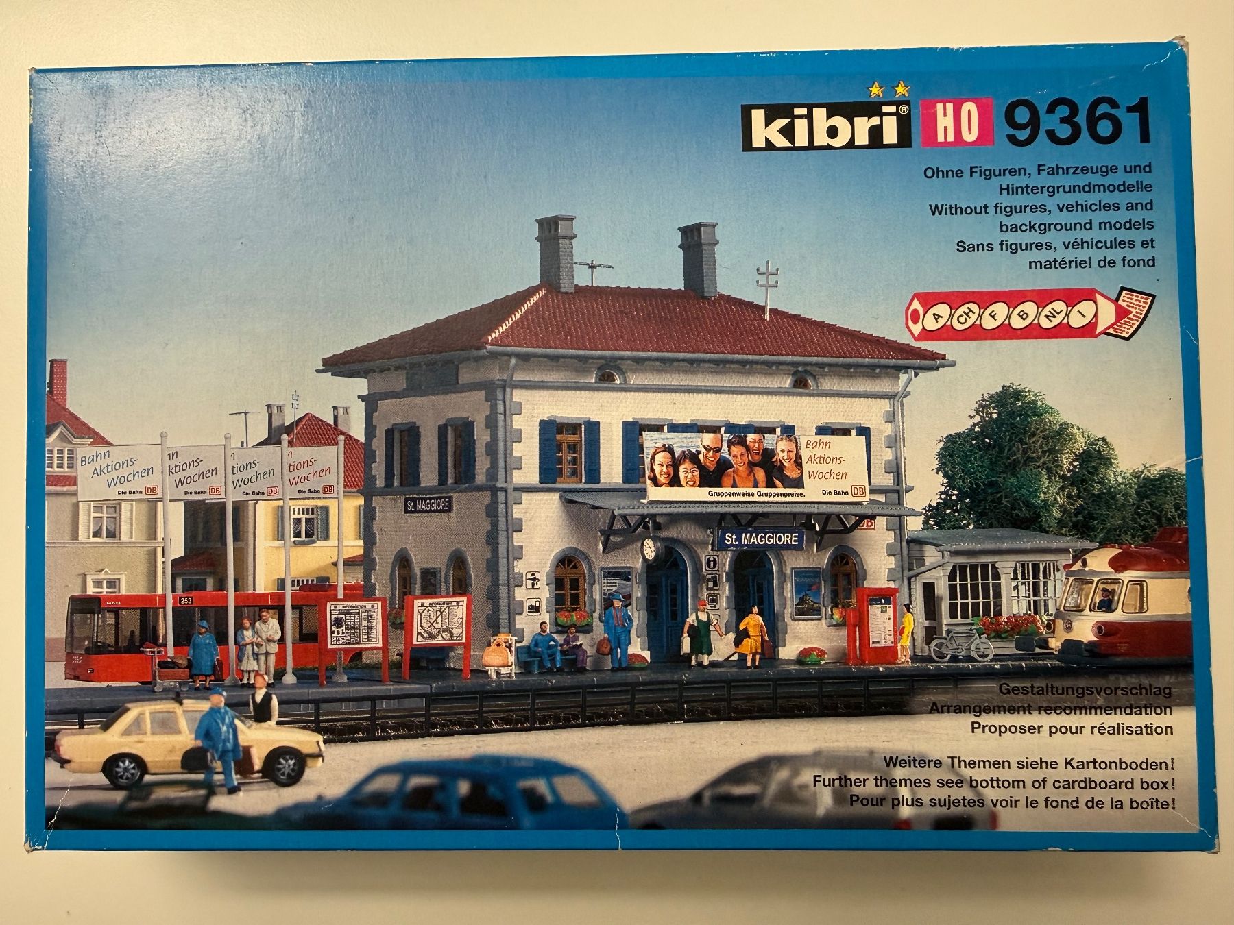 Kibri Modellini di ferrovie: Kibri 9361 Bahnhof St. Maggiore  / HO – Usato da Jonschwil venduto da sutfra12