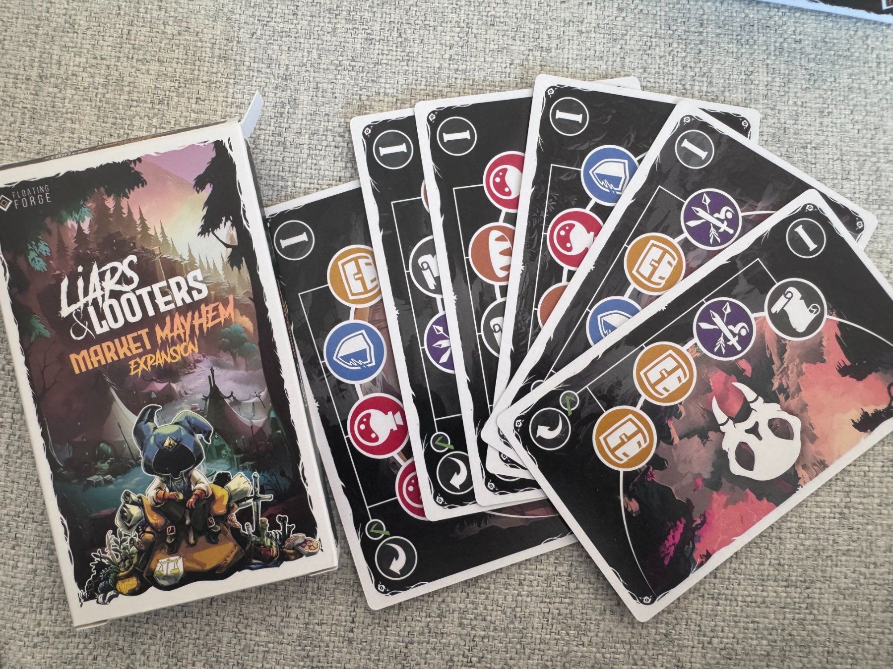 Giochi: Liars & Looters + Mayhem Erweiterung  - Kickstarter – Nuovo (secondo la descrizione) da Basel venduto da liz_kqf6 6