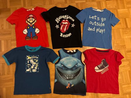 Kinder T-Shirts Grösse 110/116
