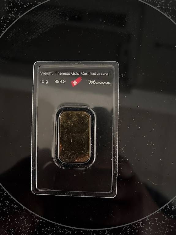 Edelmetalle: 10 Gramm Goldbarren Heraeus 999.9 Feingold  – Gebraucht aus Oftringen von due_ll5s 1