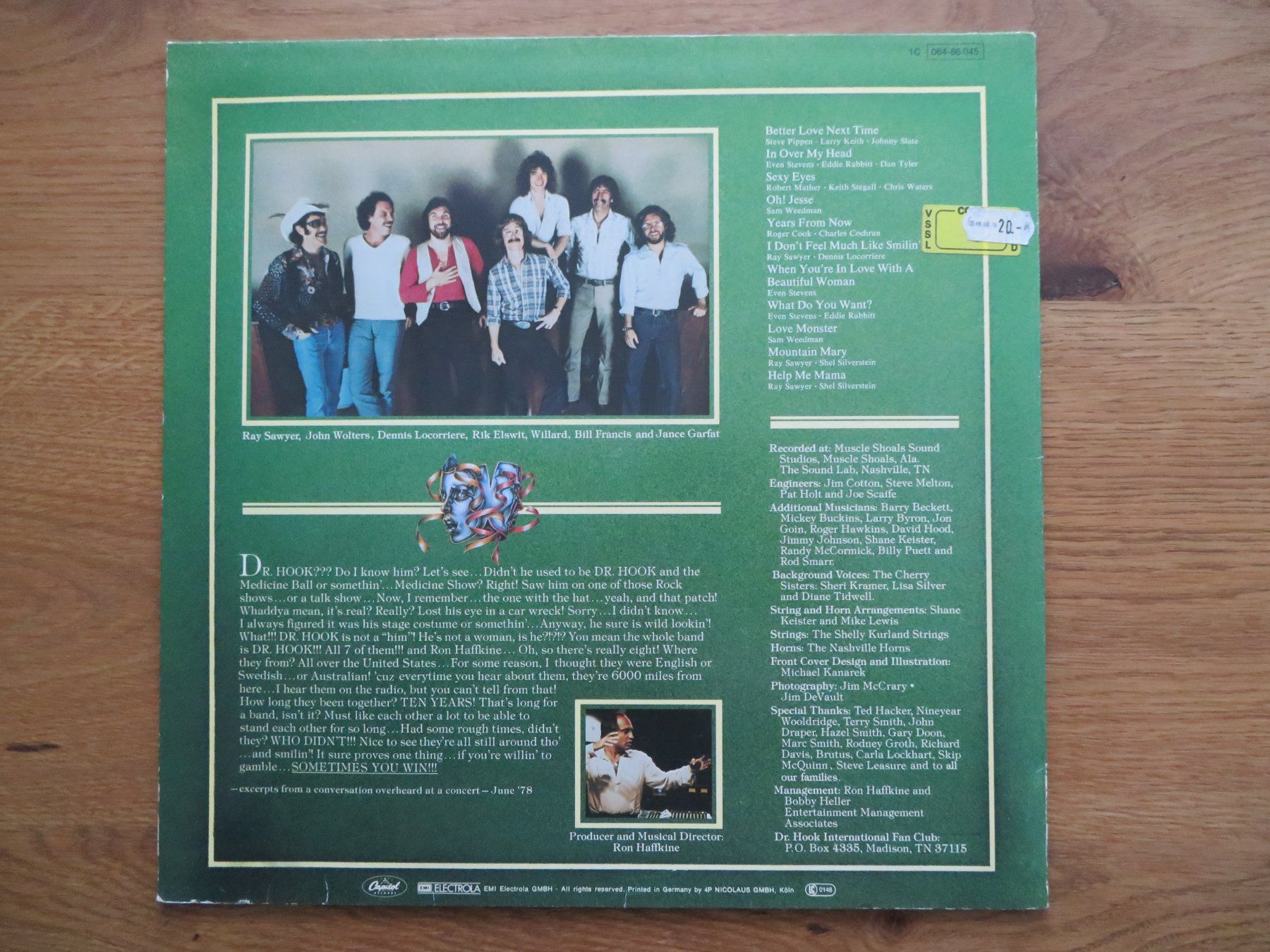 Dischi in vinile: DR HOOK SOMETIMES YOU WIN – Nuovo (secondo la descrizione) da Zürich venduto da max_cp5f 1