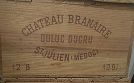 1 x 12 (OHK) Chateau Branaire 1981 (St. Julien). 75cl