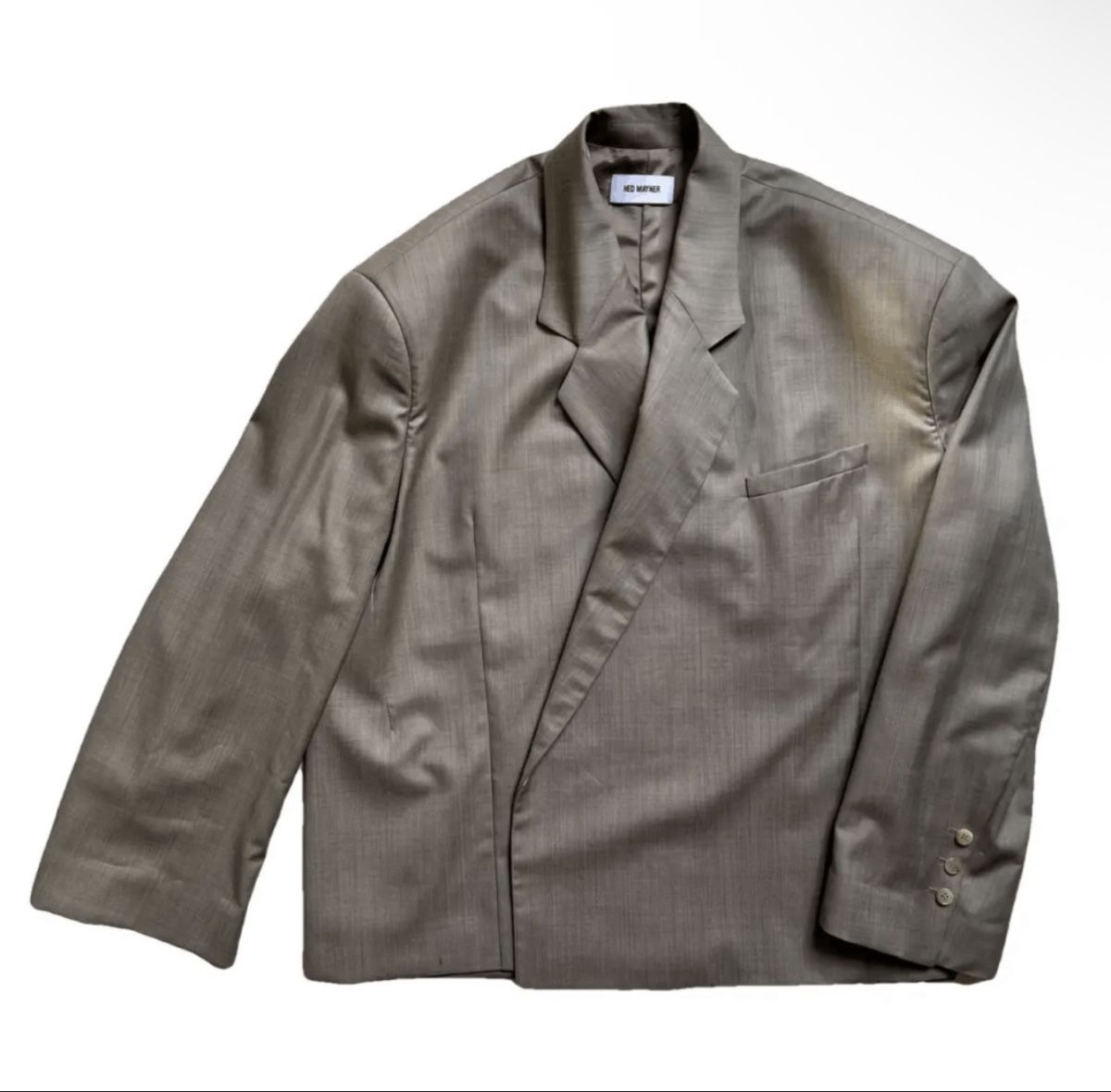 Giacche: Hed Mayner Oversized Blazer Padded Strong Shoulder – Nuovo (secondo la descrizione) da Kaltbrunn venduto da LuxShop 1