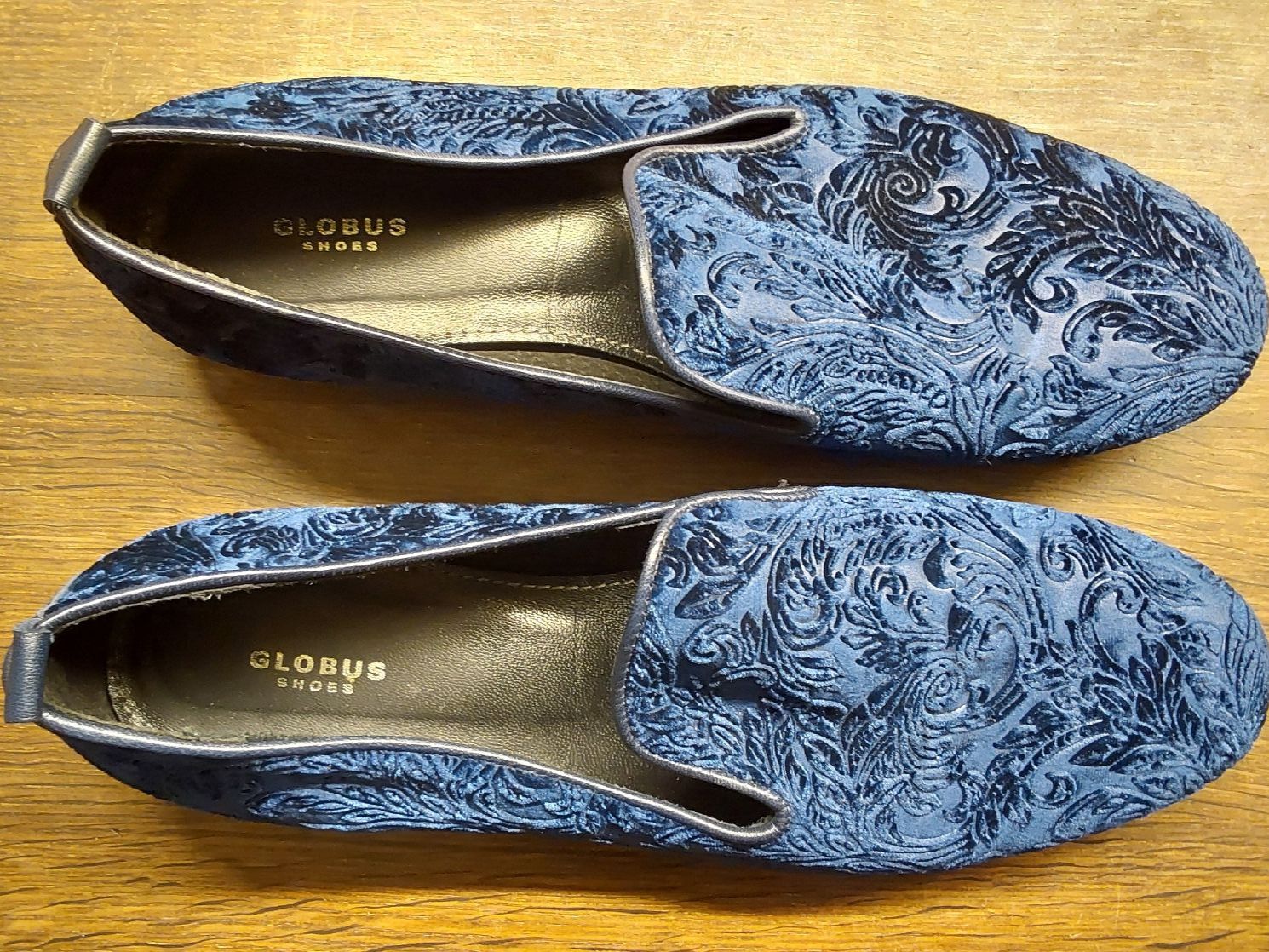 Globus Damenschuhe: Ballerinas Samt blau Globus 41 – Neu (gemäss Beschreibung) aus Köniz von scopello12