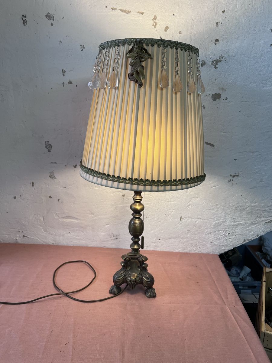 Lampen:  Antike Tischlampe Messing Engel (32) – Gebraucht aus Glattfelden von brockischweiz 1