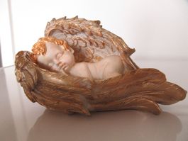 Engel, Engelsfigur, Engeli in Flügel, 13 x 7.5  x 9 cm