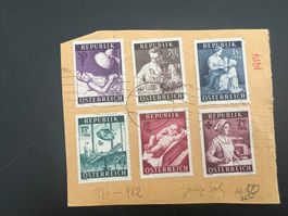 1954 Österreich Serie gest. Nr. 999-1004   (G662)