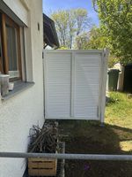Gartenzaun, Palisade, Sichtschutz,  weiss, Top Zustand!