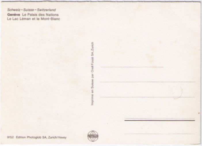 Cartes postales: Genf / Genève  - Le Palais des Nations – D'occasion à Binningen par Mountainrider 1