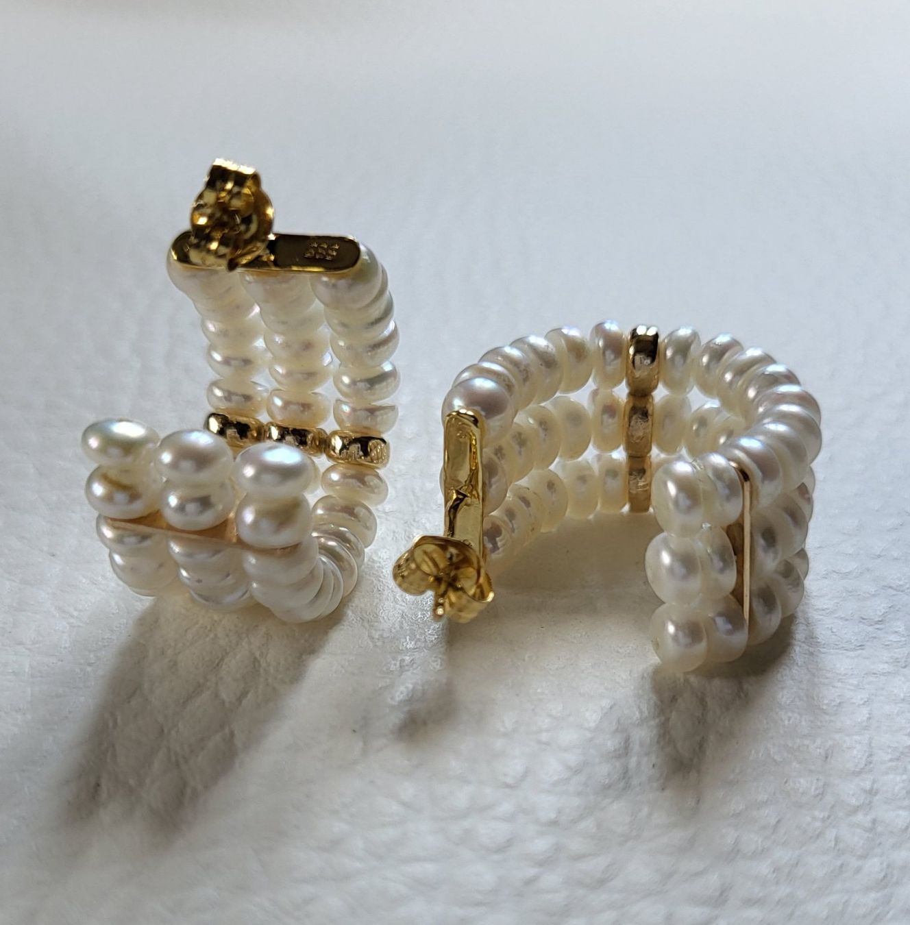 Orecchini pendenti & Orecchini a lobo: Gold 585 Perlen Ohrstecker – Usato da Wald ZH venduto da Dasilver 5