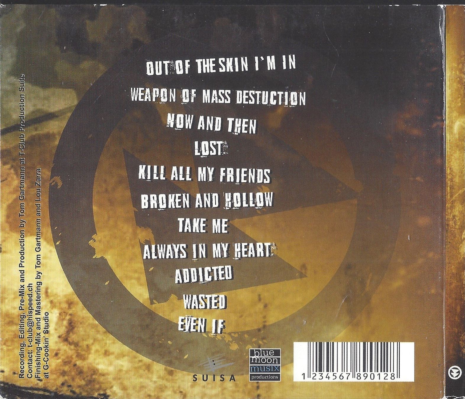 CD: Drowning INSOMNIA RAIN Chris Bluemoon Swiss Rock CD – Usato da Kandergrund venduto da Sososo 1