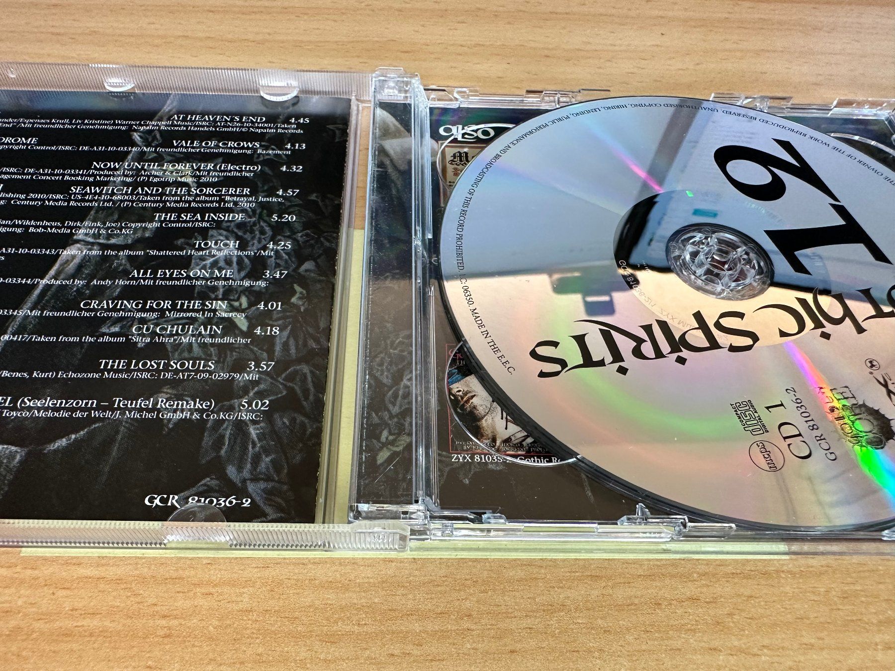 CD: Various – Gothic Spirits 12 - 2 CD – Usato da Rikon im Tösstal venduto da Alpenmutz 2