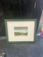 PAYSAGE DE MONTAGNES SUISSES SIGNATURE ILLISIBLE