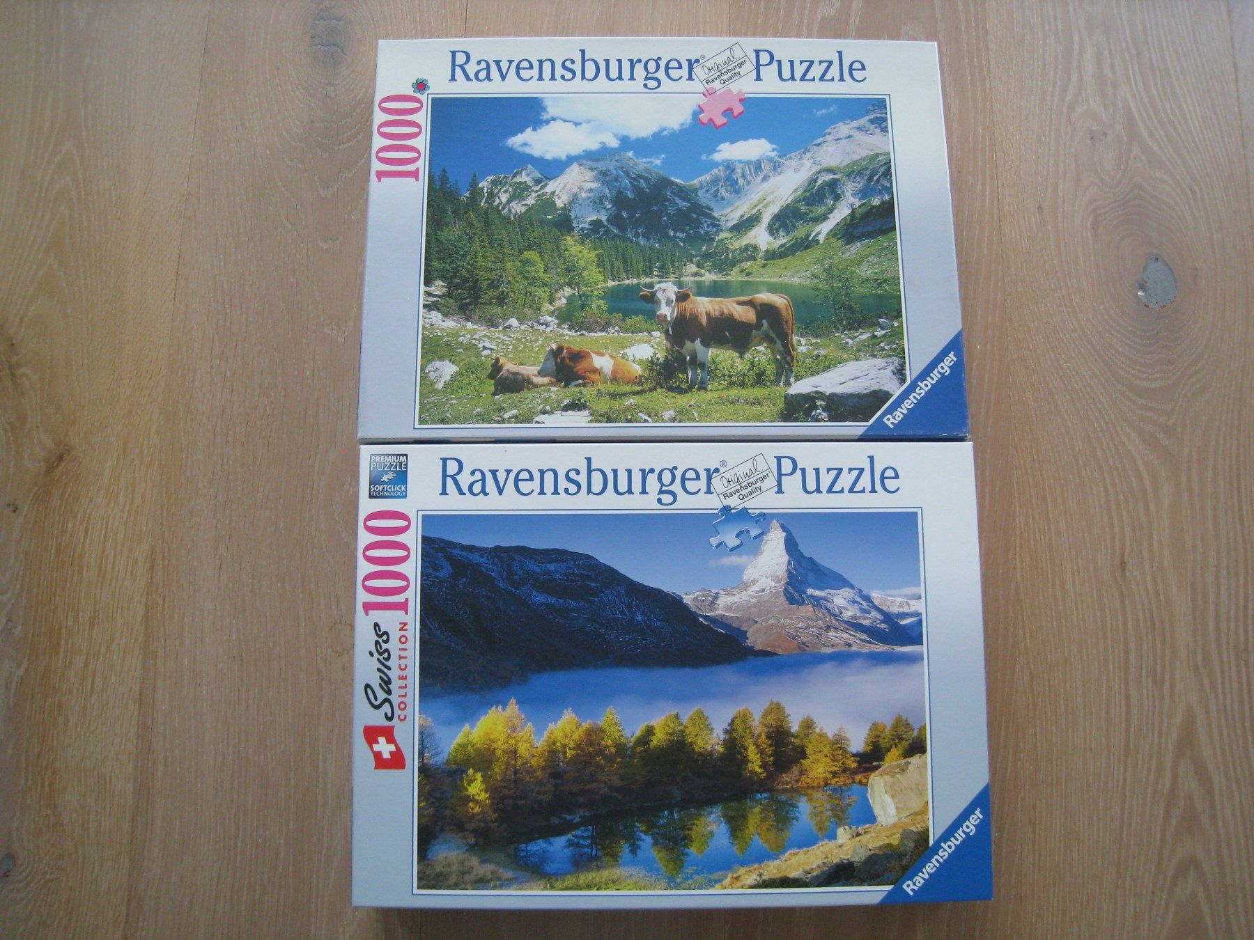 Ravensburger Puzzles: 2 Ravensburger Puzzle 1000 Teile – Gebraucht aus Freienstein von