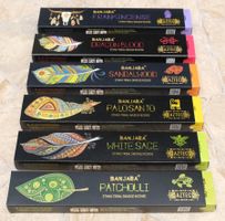 6 Pack Räucherstäbchen Banjara, Drachenblut, Sandelholz etc.