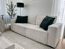 Cord Sofa in beige