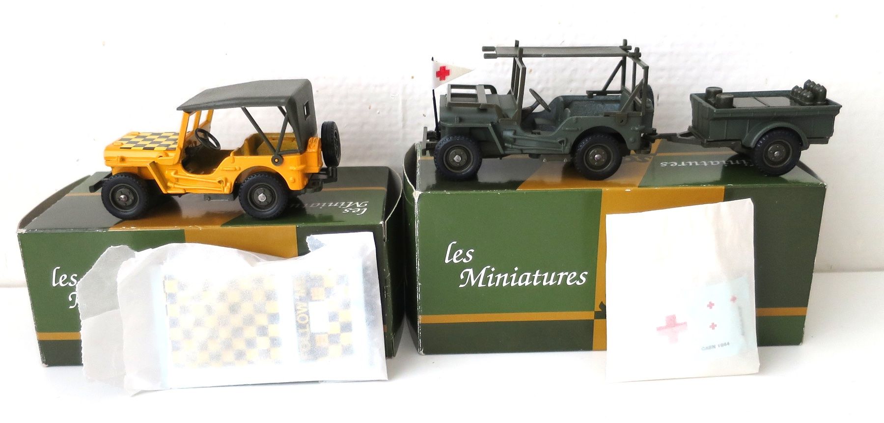 SOLIDO 1/50 US ARMY JEEP WILLYS FOLLOW ME + AMBULANCE (Gebraucht) in ...