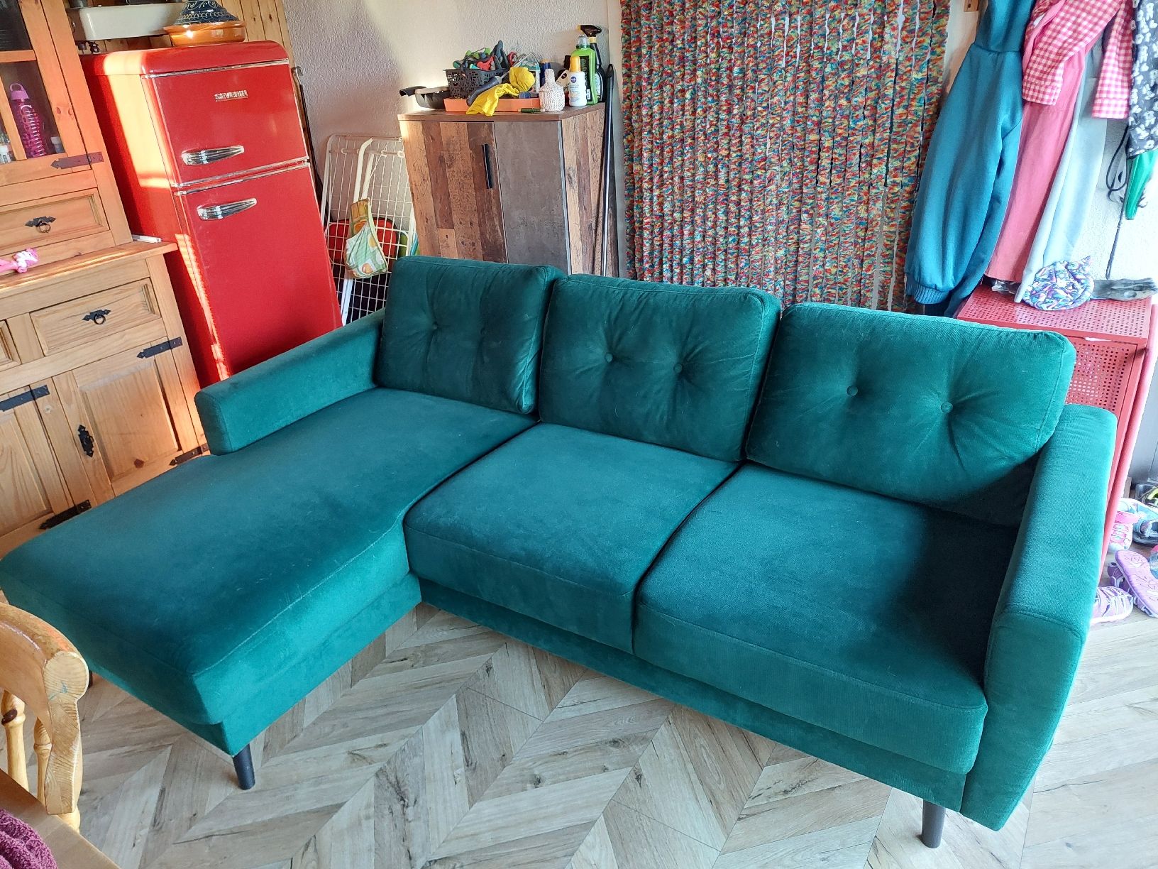 Sofas: Ecksofa Grün – D'occasion à Schwarzenbach SG par DaniFrints