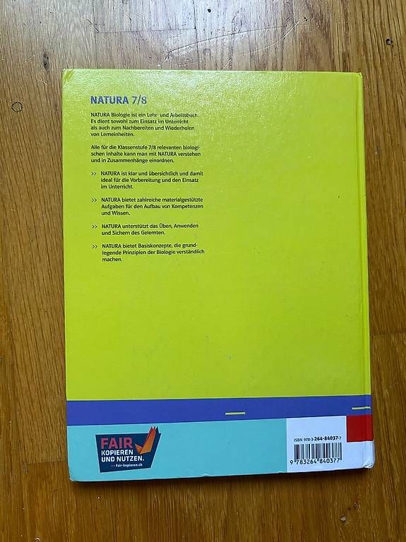 Livres: Natura 7/8 – D'occasion à Zürich par Kascha.B. 1