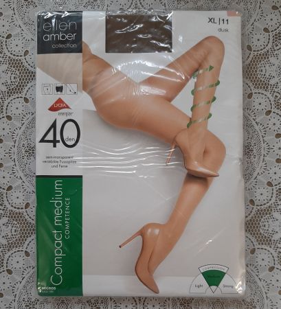 Ellen Amber Compact Medium Strumpfhose 40den Gr.XL Dusk