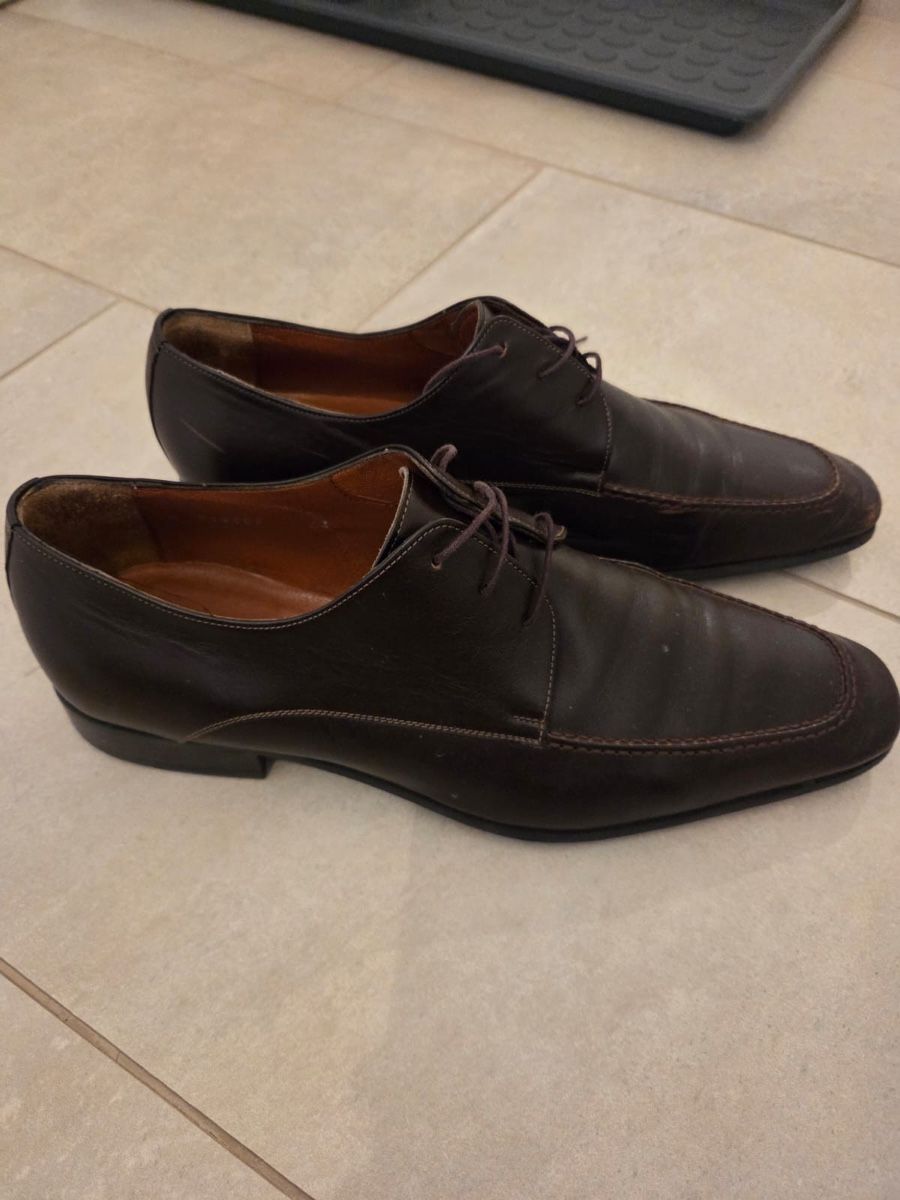 Herrenschuhe: Braune Herrenlederschuhe, Größe 44 – Gebraucht aus Münchenstein von Furki22 1