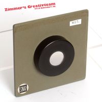 SINAR Obkektivplatte mit Loch, ca. 26mm