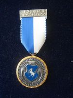 uzerner Stich 1988 emailliertes Wappen Ballwil -  goldene