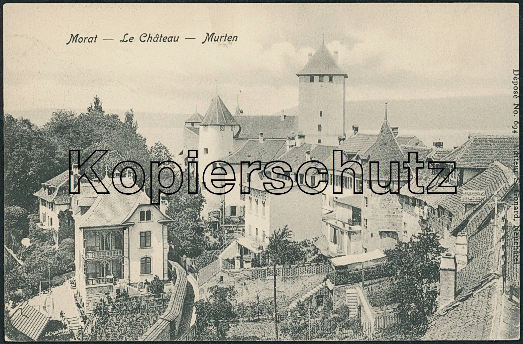 Ansichtskarten: FR Murten - Morat – Gebraucht aus Schindellegi von masutka7