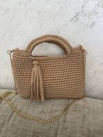 Handgemachte Häkeltasche
