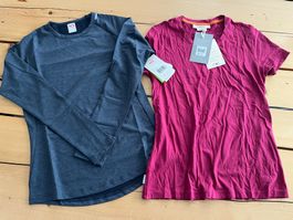 Neues Kari Traa Langarmshirt S & Icebreaker Tencel T-shirt S
