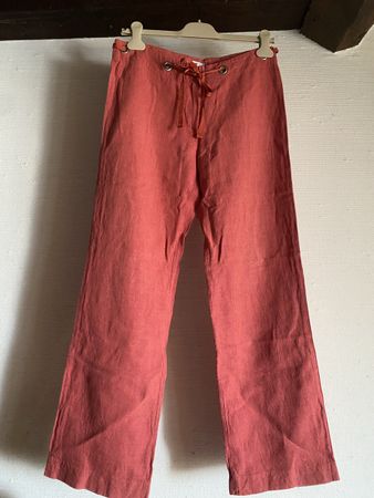 Pantalon en lin femme 38 