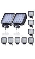 10X 48W LED Arbeitsscheinwerfer Offroad