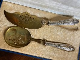 Service à glace Argent Silber Eis ancien antik