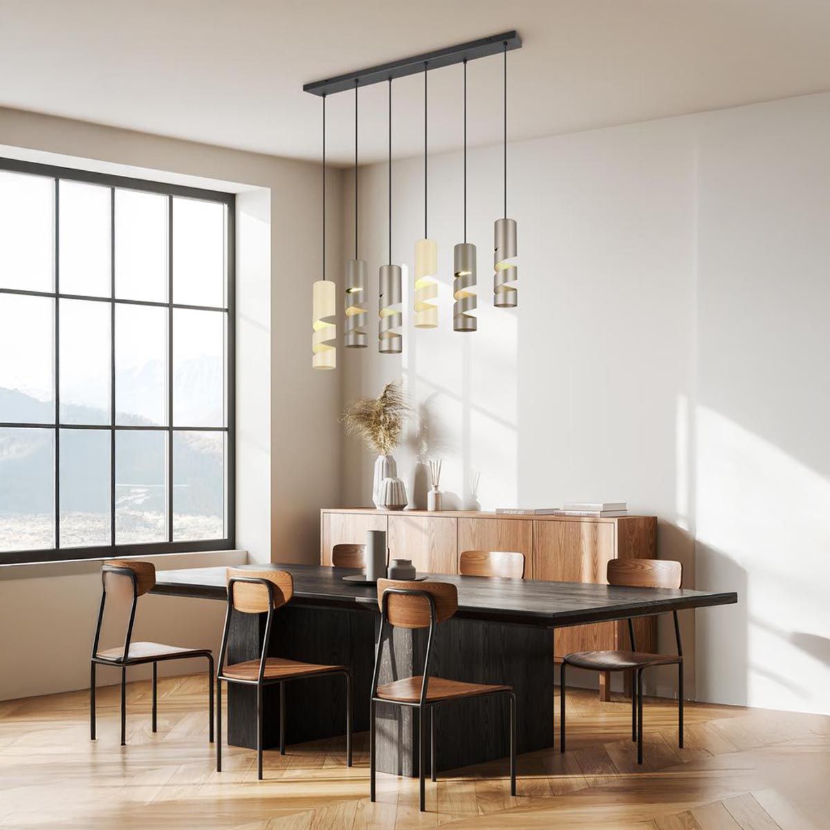Lampadari & plafoniere: Pendelleuchte, 6 Spots, 100 cm x 14 cm – Nuovo (secondo la descrizione) da Kreuzlingen venduto da Smart-Light 1