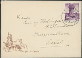 1939 - Pro Juventute - Briefli - Pratteln BL