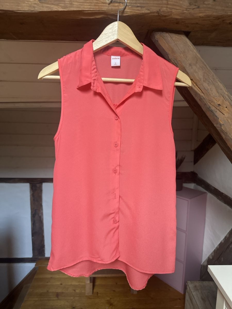 Zebra Camicette: Sommerliche, korallfarbene Bluse von Zebra, Grösse S – Usato da Trimmis venduto da vai_9qzr