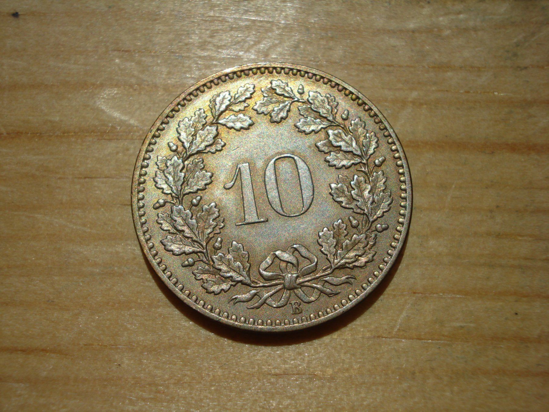 Alle Münzen: (H3) 10 Rappen 1885 UNZ- – Gebraucht aus Erlach von Net-Coins 1