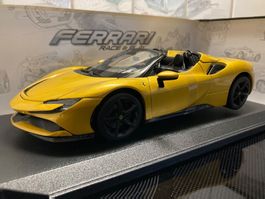 Ferrari SF90 Stradale Hybrid Spider 2020 1:18 geel metallic