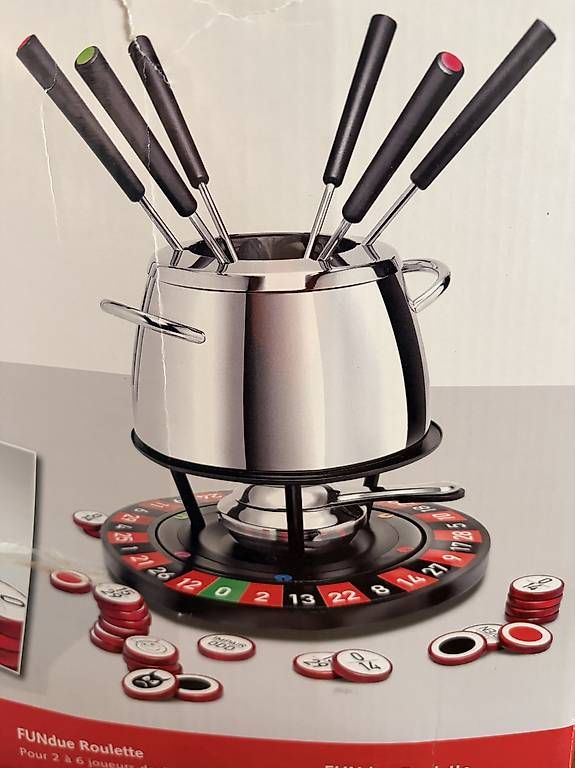 Set di piatti: Fondue (FunDue) Roulette - Set – Nuovo e nell'imballaggio originale da Schlieren venduto da fio_7ltb