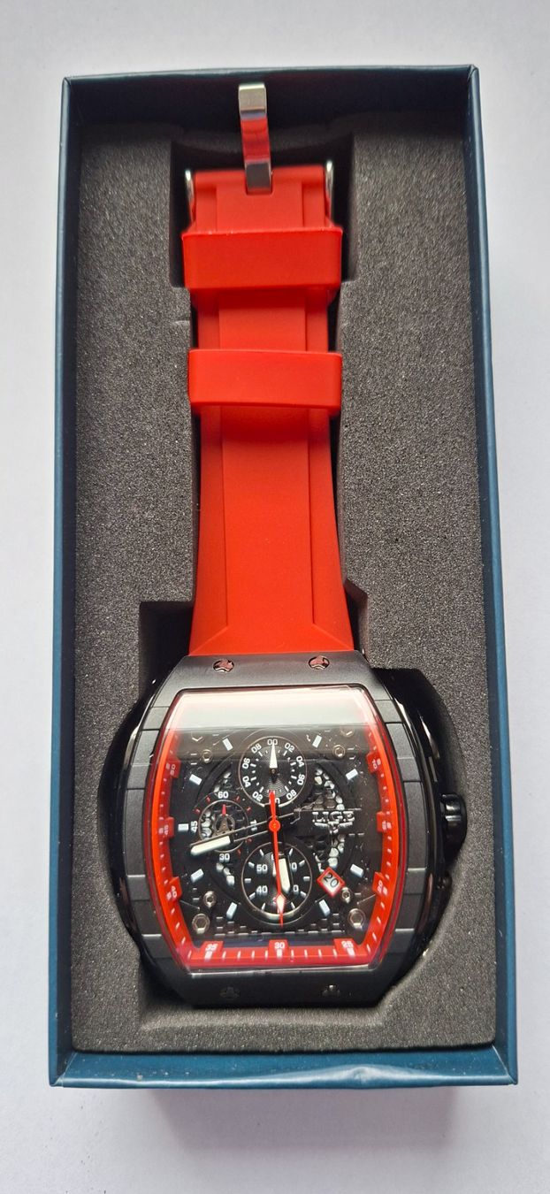 Orologi: Magnifiques montres tonneau – Nuovo e nell'imballaggio originale da Bercher venduto da gfc_cs28 3