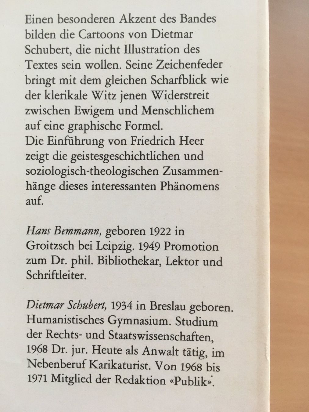 Bücher: Der klerikale Witz; Hans Bemmann – Gebraucht aus Grenchen von Kogi7 9