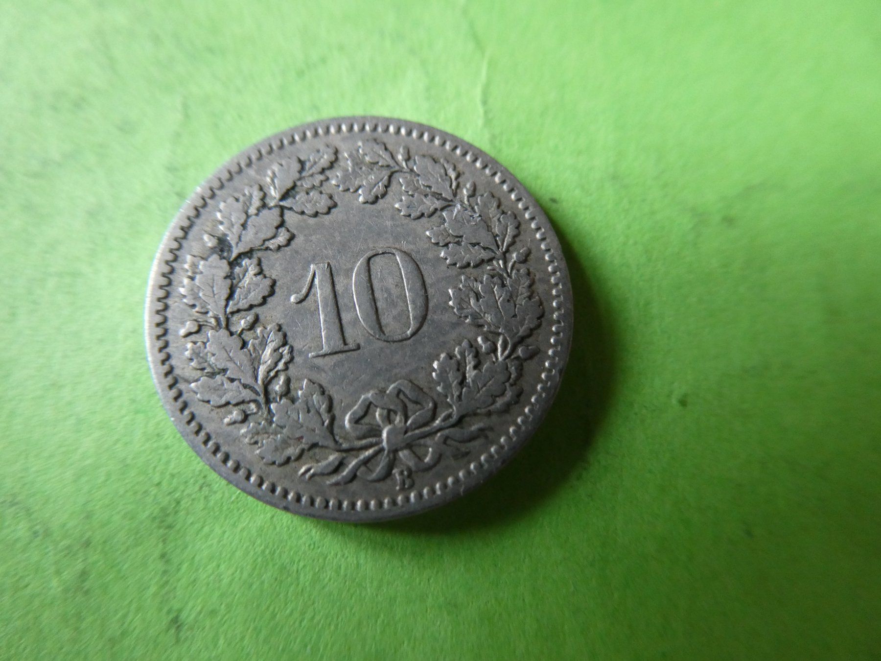 Tutti le monete: Schweiz 1897, 10 Rappen – Usato da Hinterforst venduto da Rohusri 1
